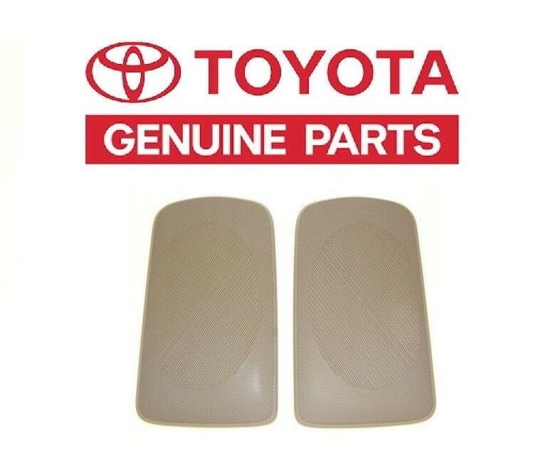 2002-2006 Toyota Camry Beige Replacement Rear Speaker Grille Covers Genuine Oem