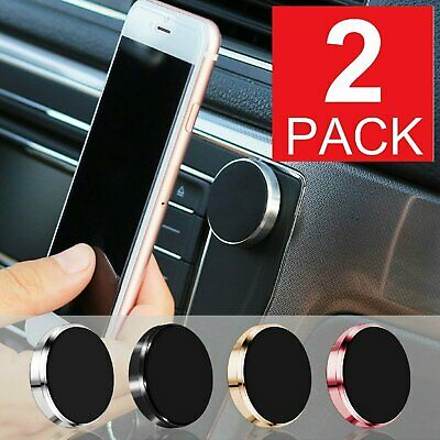 2-pack Magnetic Car Dashboard Mount Holder For Cell Phone Samsung Galaxy Iphone