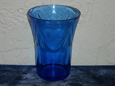 Royal Lace Water Tumbler  Cobalt Blue