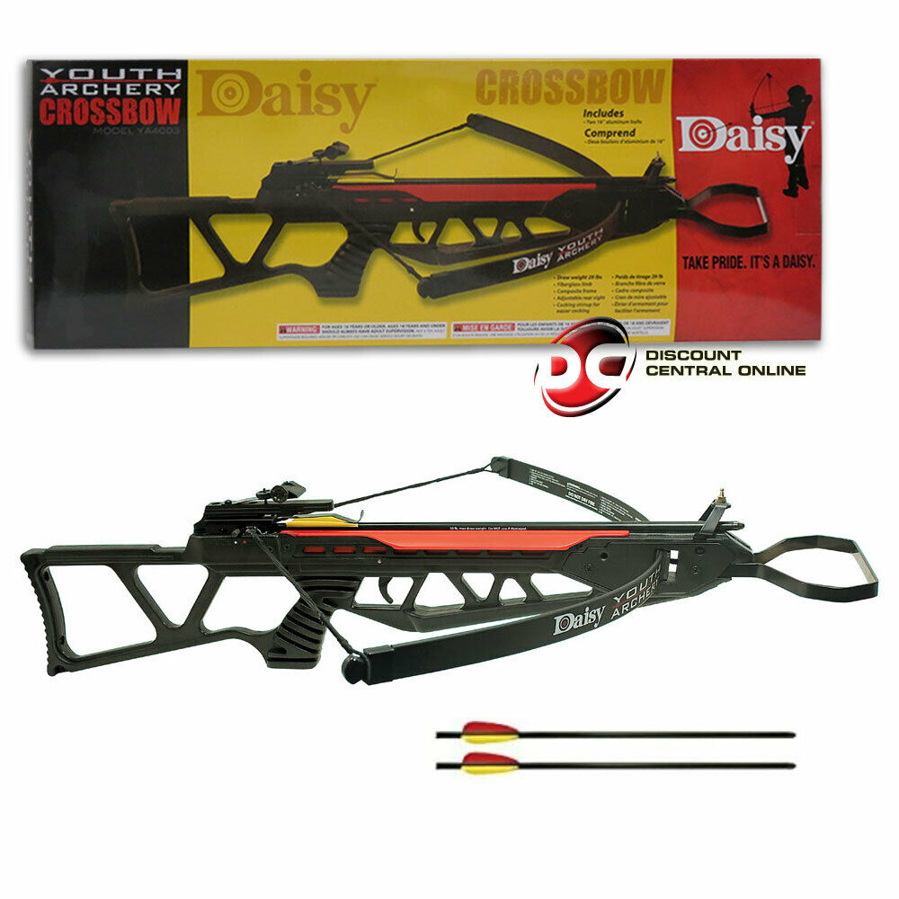 Daisy Ya4003 Youth Archery Crossbow With Aluminum Bolts