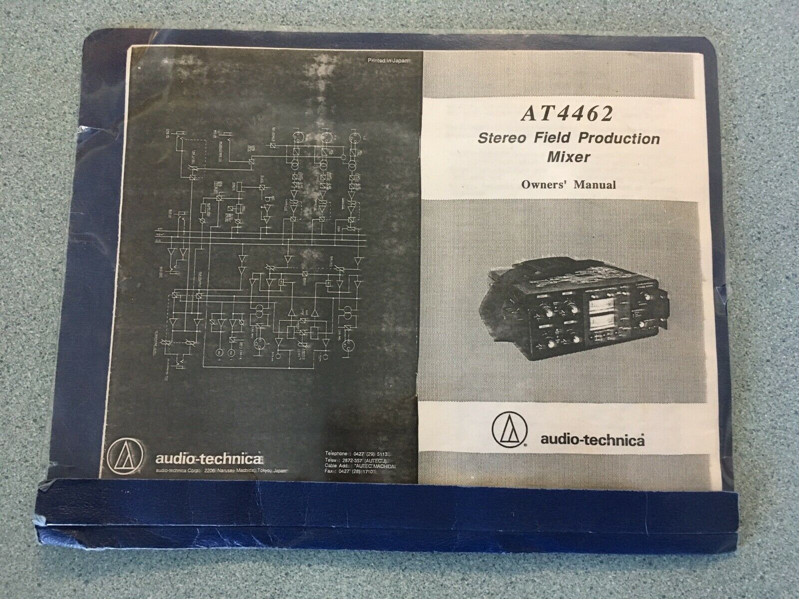 Audio Technica At4462 Owners Manual Copy