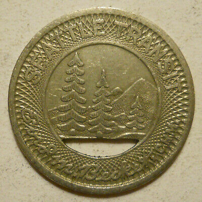 Seattle Transit (washington) Child's Fare Transit Token -  Wa780m